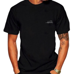 Camiseta Negra Corazon